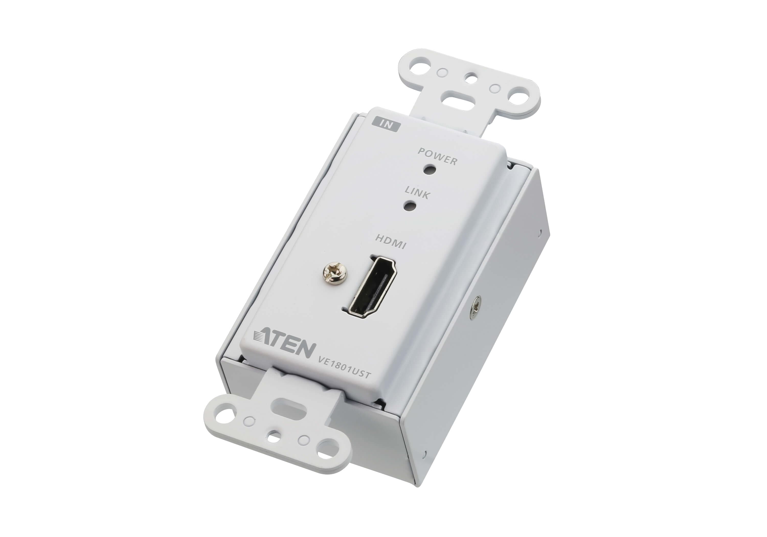 HDMI HDBaseT-Lite Transmitter with US Wall Plate (4K@40m) (HDBaseT Class B) — изглед 3