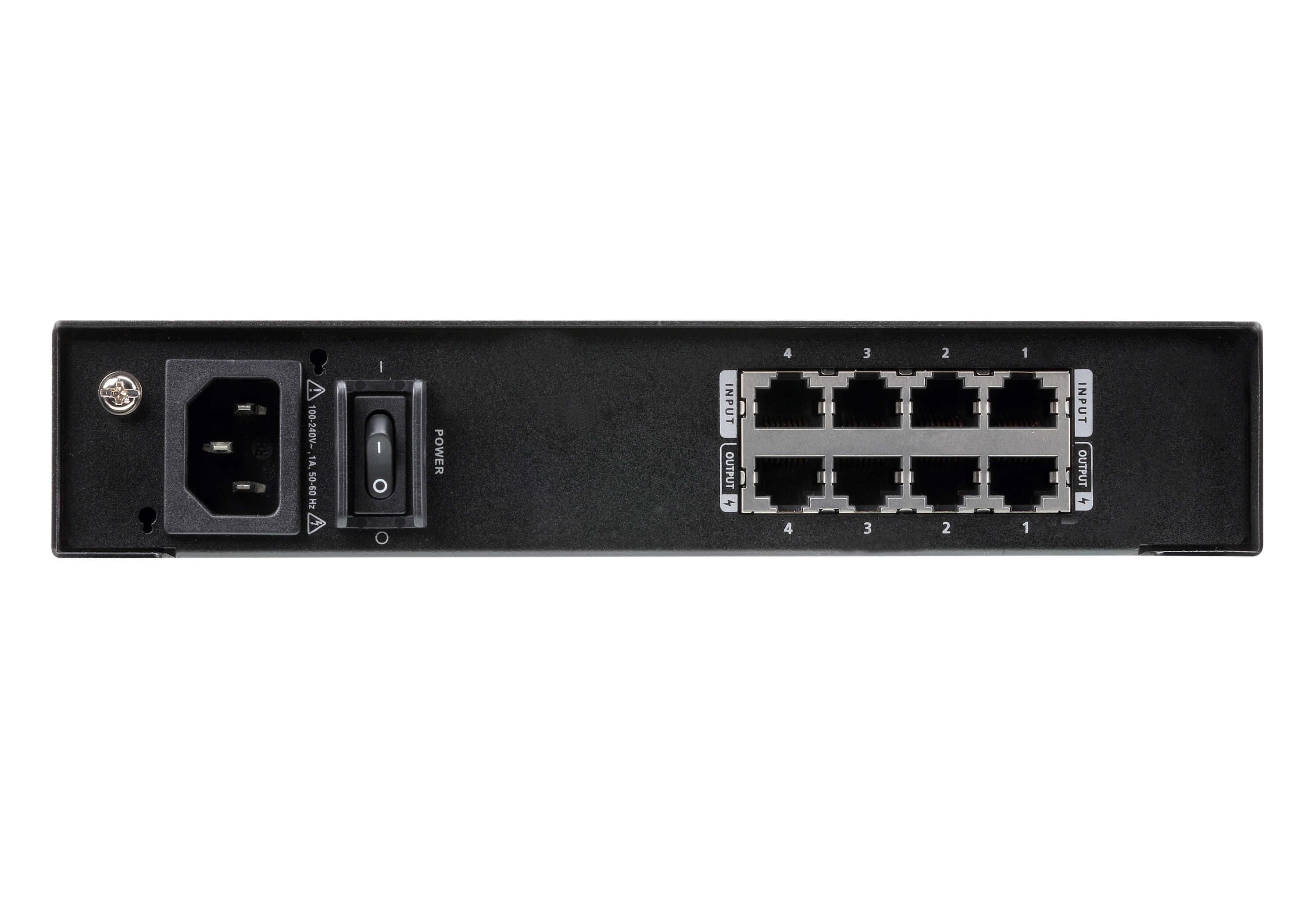 4-Output PoH/PoE Power Injector — изглед 2