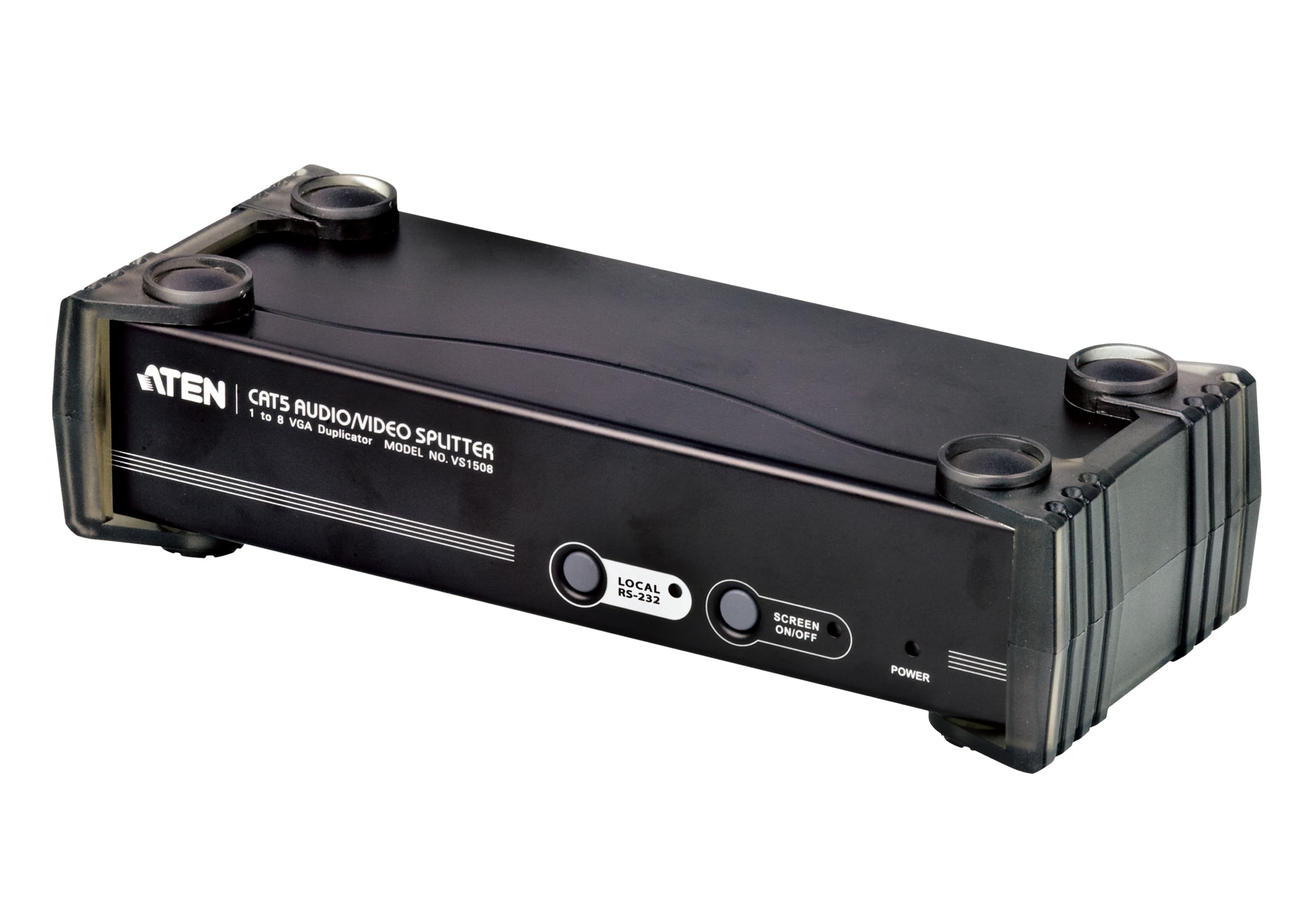 8-Port VGA/Audio/RS-232 Cat 5 Splitter