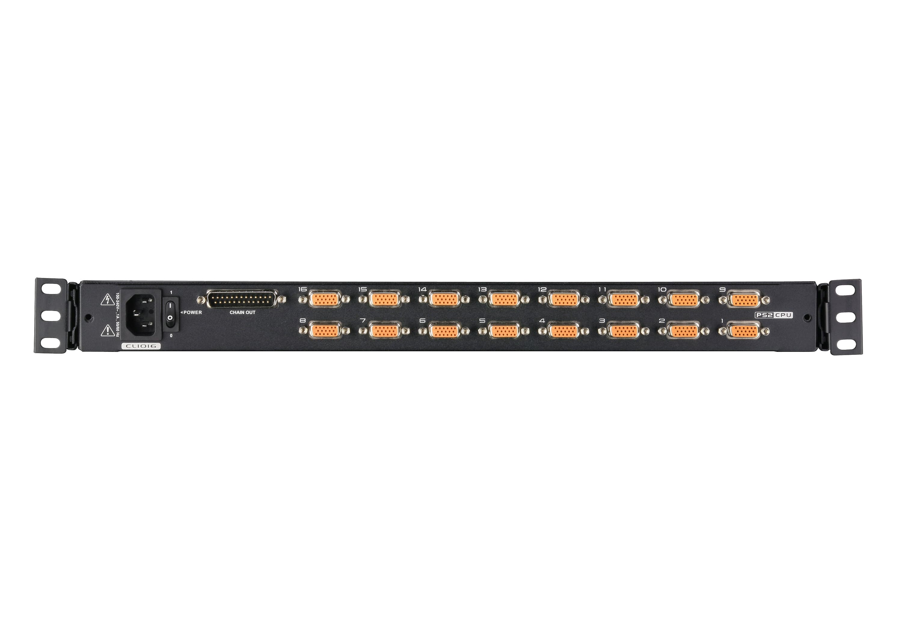 16-Port PS/2-USB VGA Single Rail LCD KVM Switch — изглед 2
