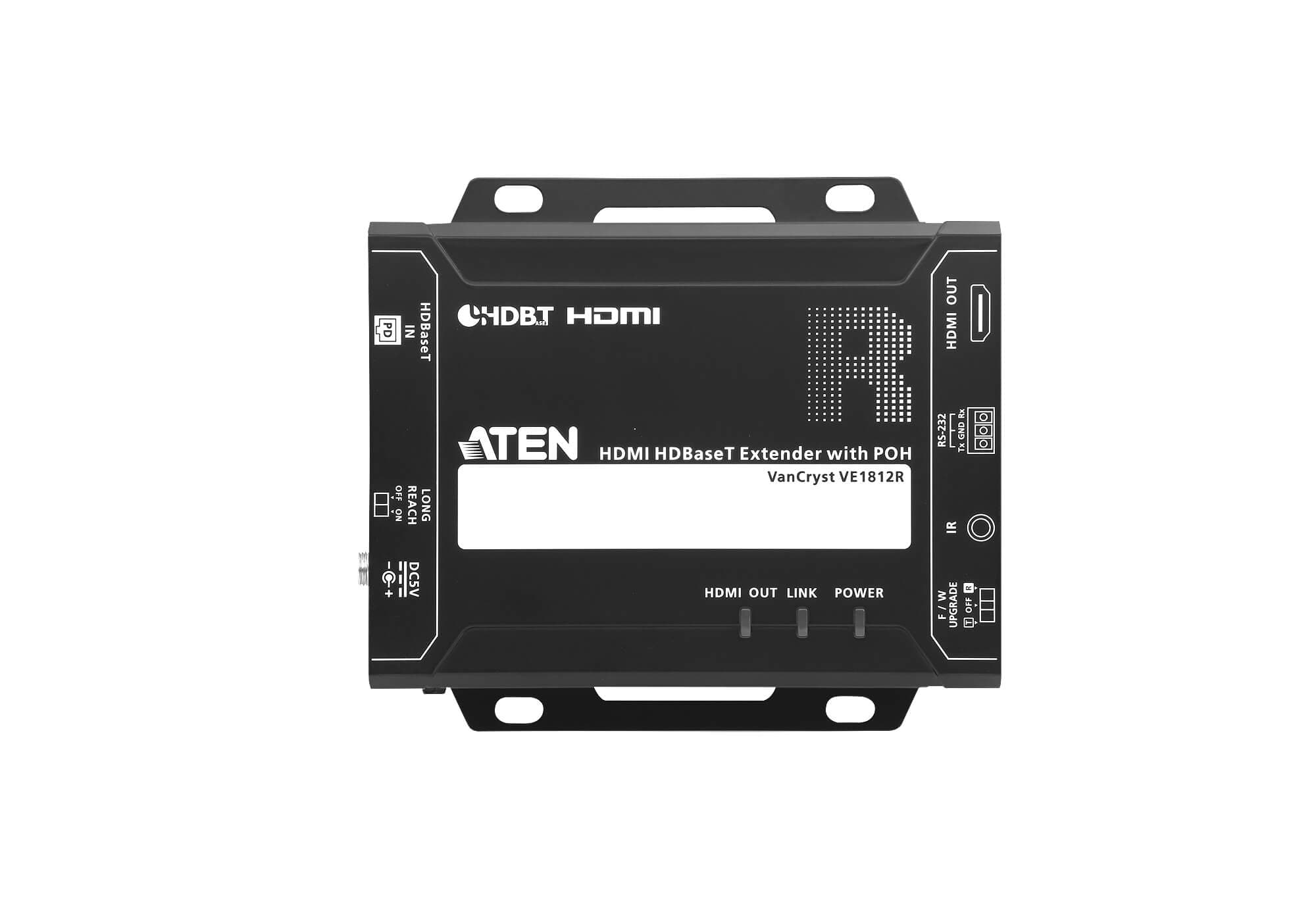 HDMI HDBaseT Receiver with PoH (4K@100m) (HDBaseT Class A) (PoH  PD) — изглед 5