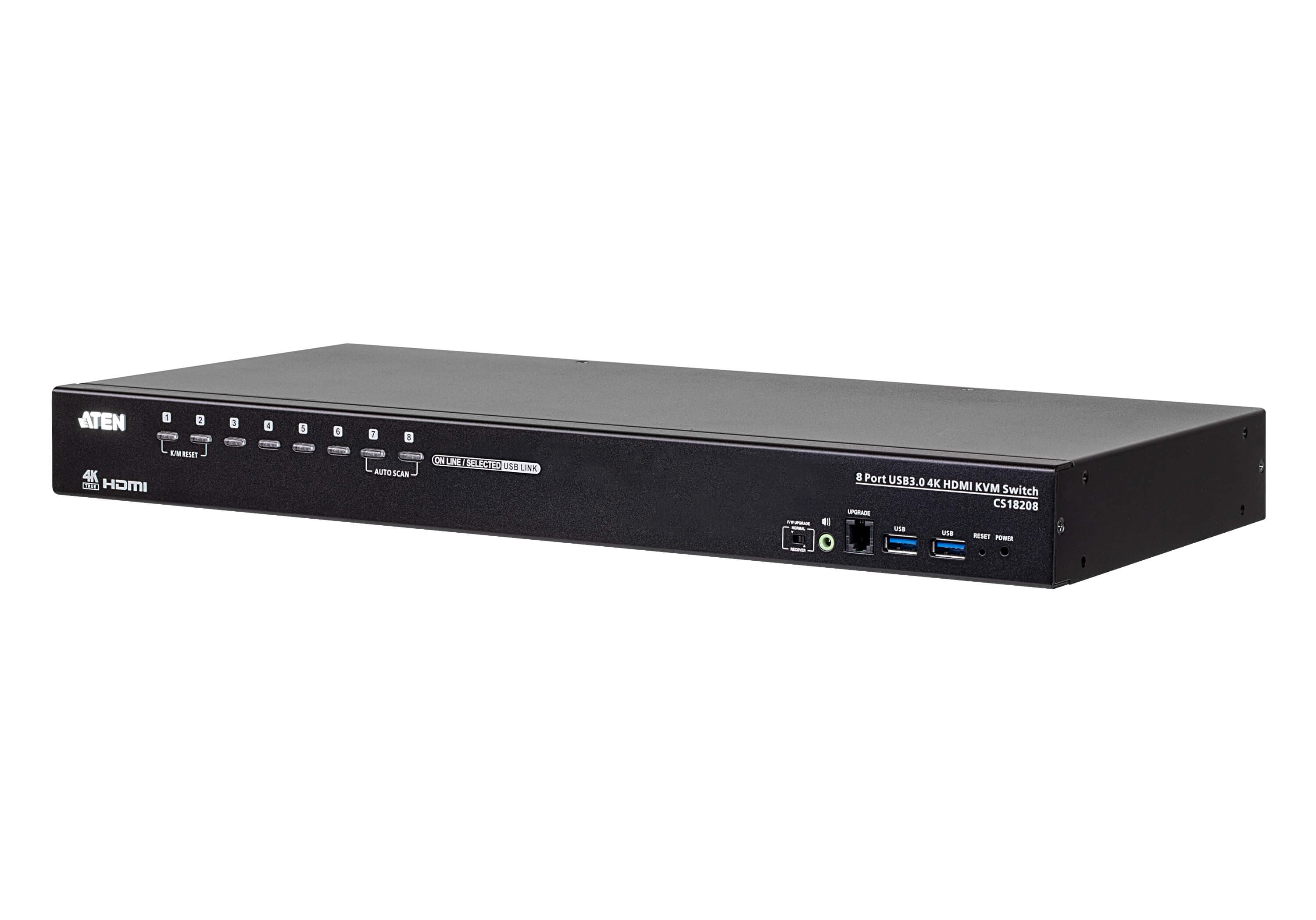8-Port USB 3.0 4K HDMI KVM Switch — изглед 3