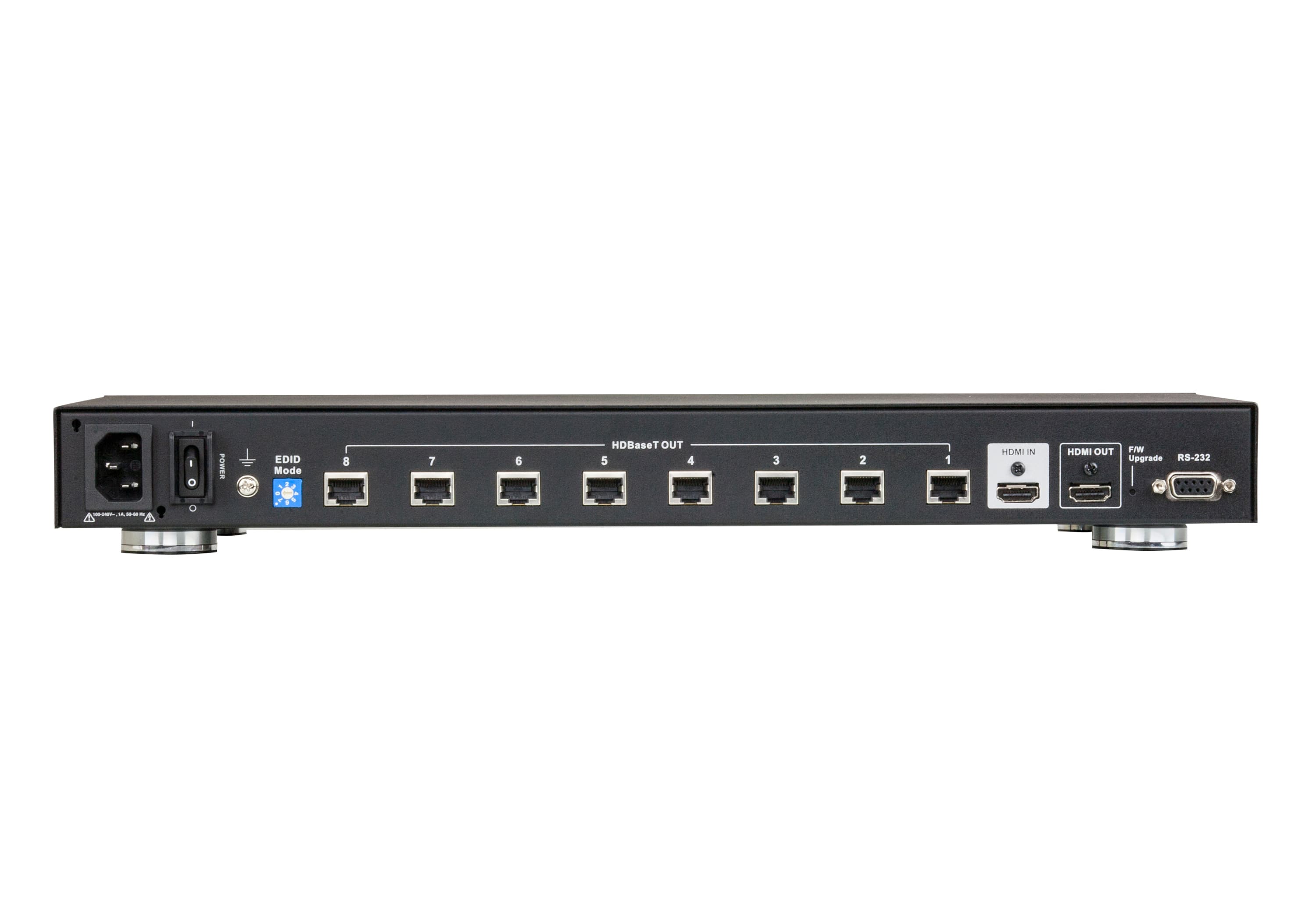 8-Port HDMI HDBaseT Splitter
(HDBaseT Class A) — изглед 3