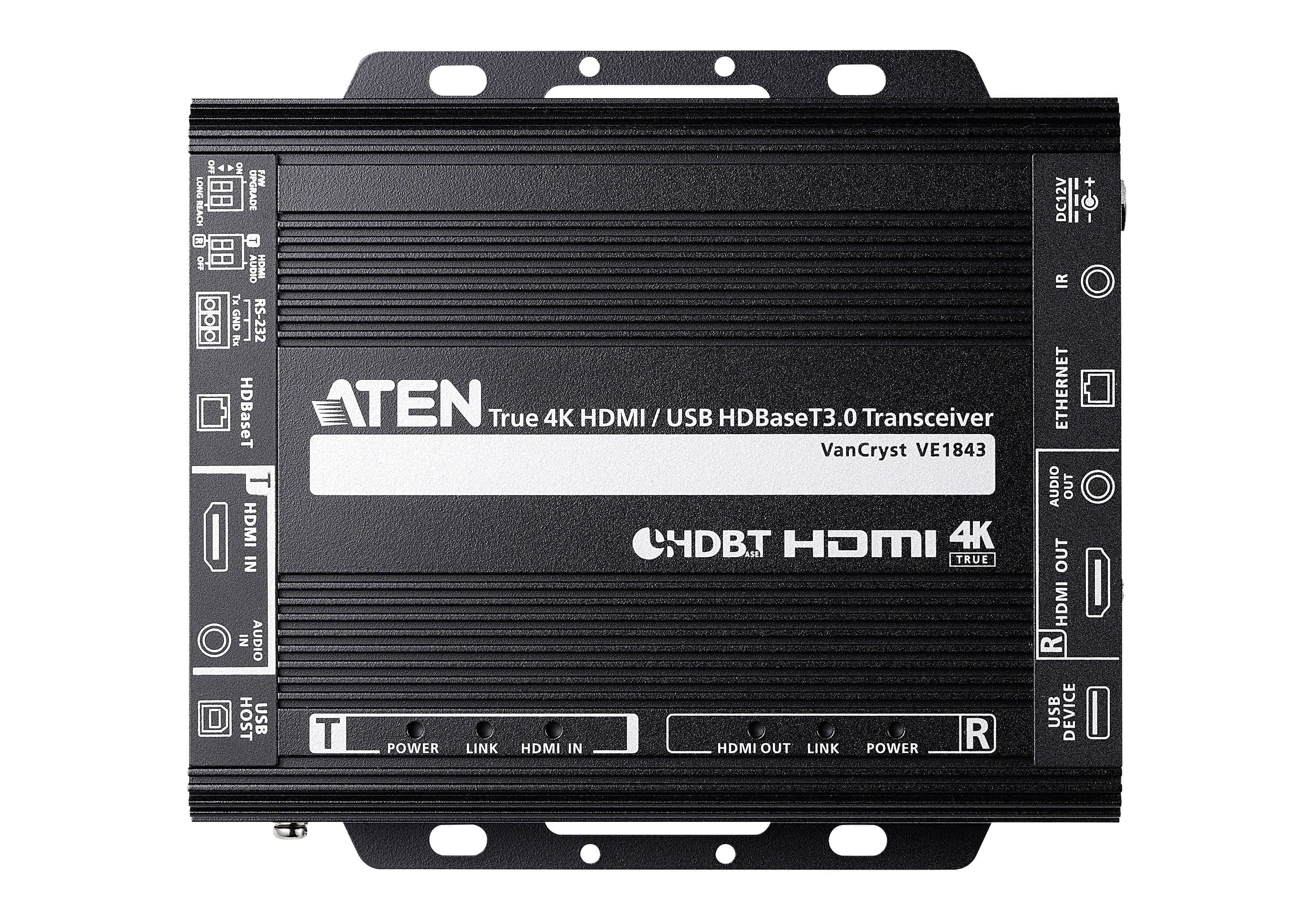 True 4K HDMI / USB HDBaseT 3.0 Transceiver — изглед 4