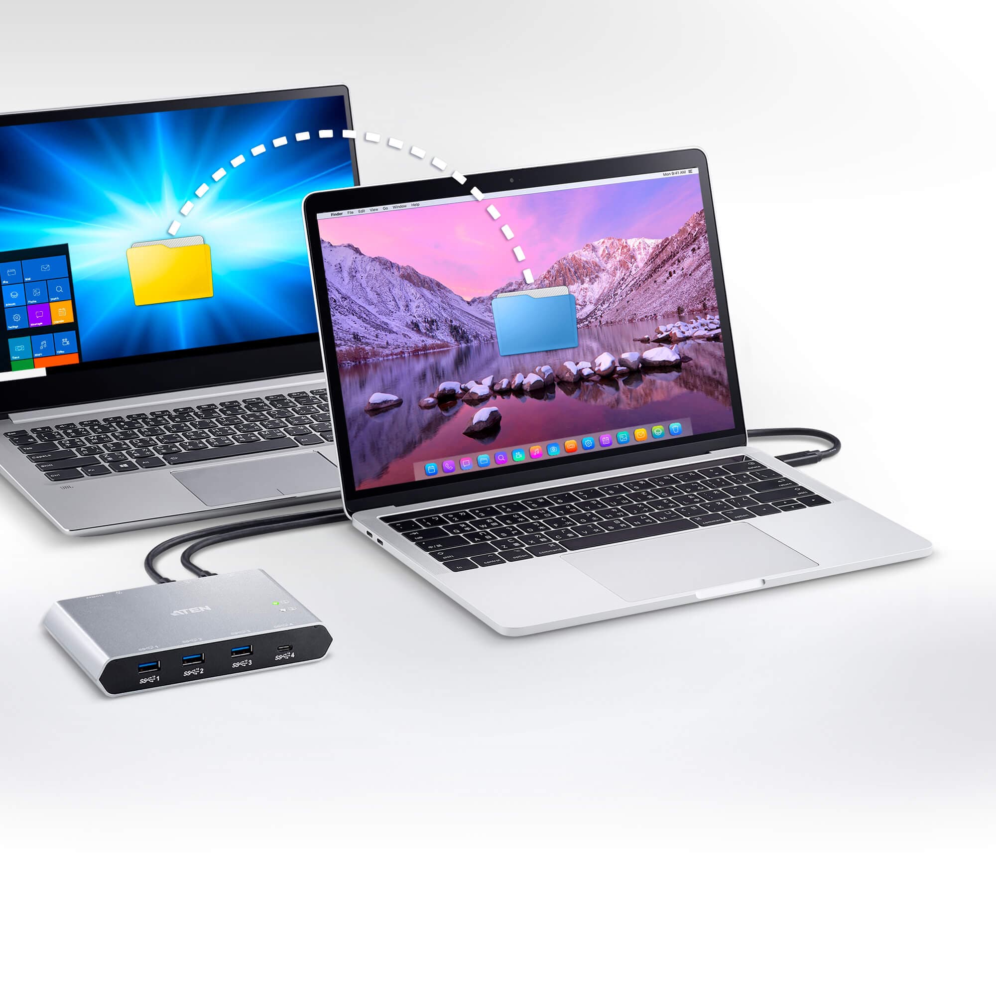 2-Port USB-C Gen 2 Sharing Switch with Power Pass-through — изглед 6