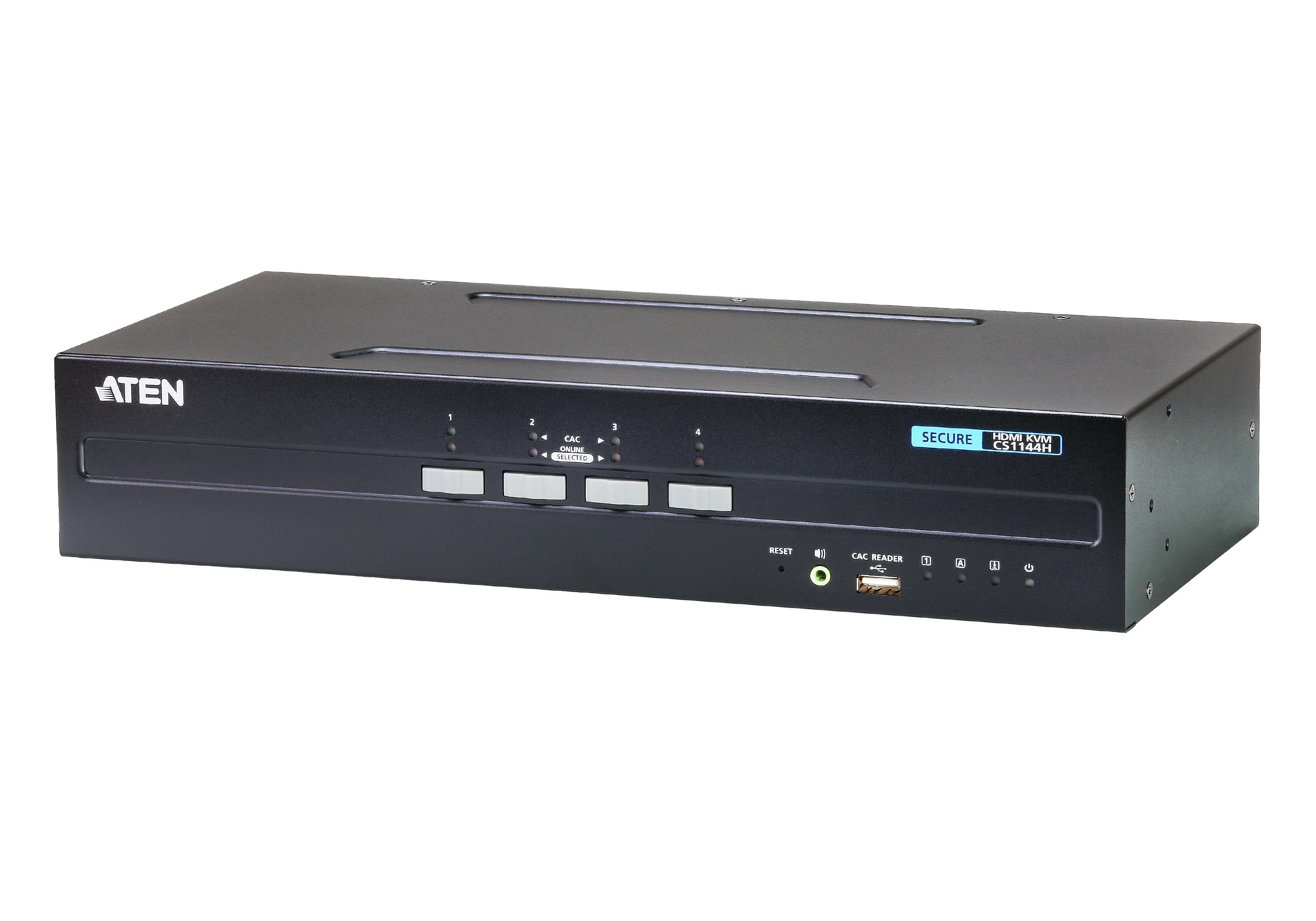 4-Port USB HDMI Dual Display Secure KVM Switch (PSS PP v3.0 Compliant) — view 3