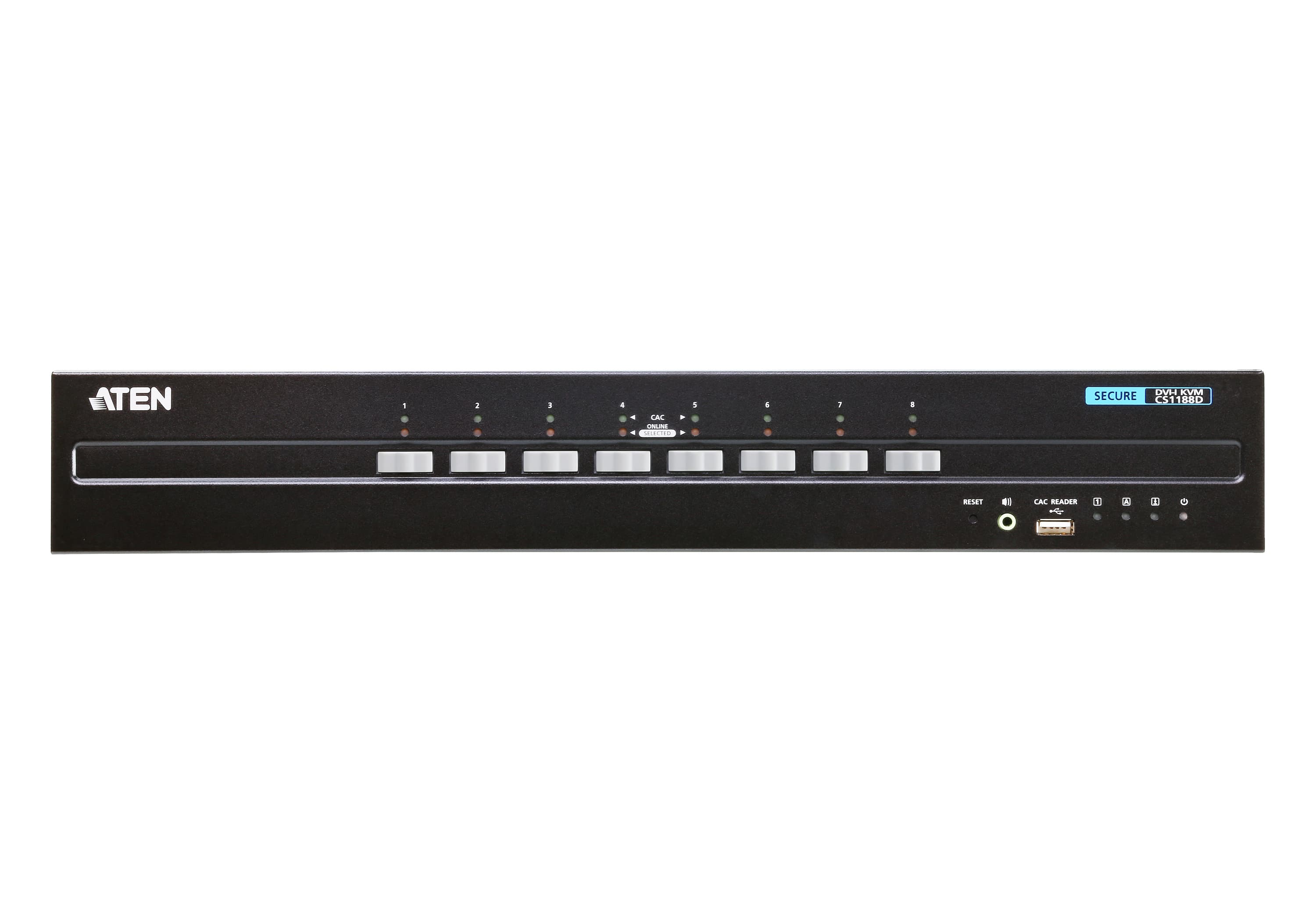 8-Port USB DVI Secure KVM Switch (PSS PP v3.0 Compliant)