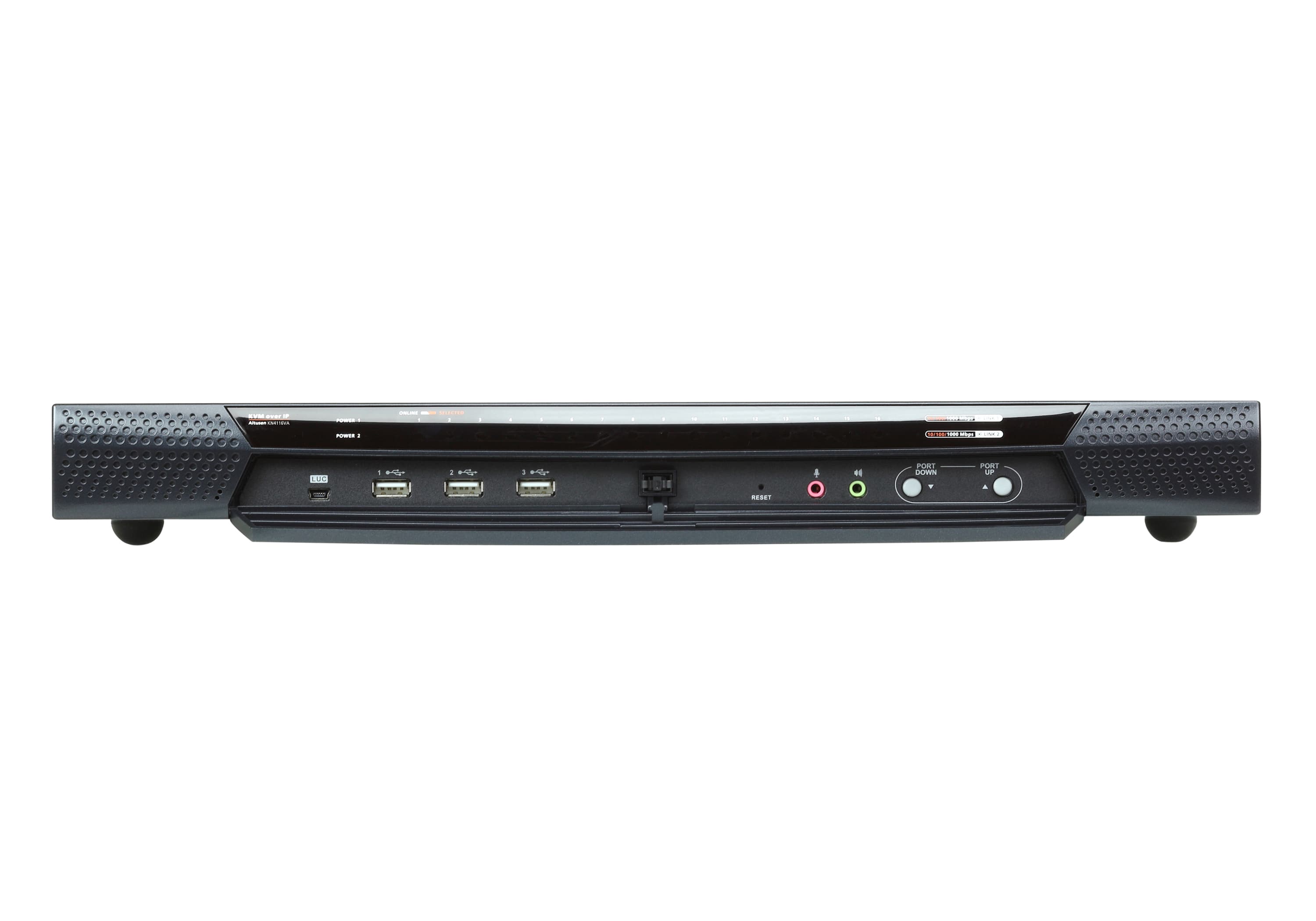 1-Local/4-Remote  Access 16-Port Multi-Interface Cat 5 KVM over IP Switch