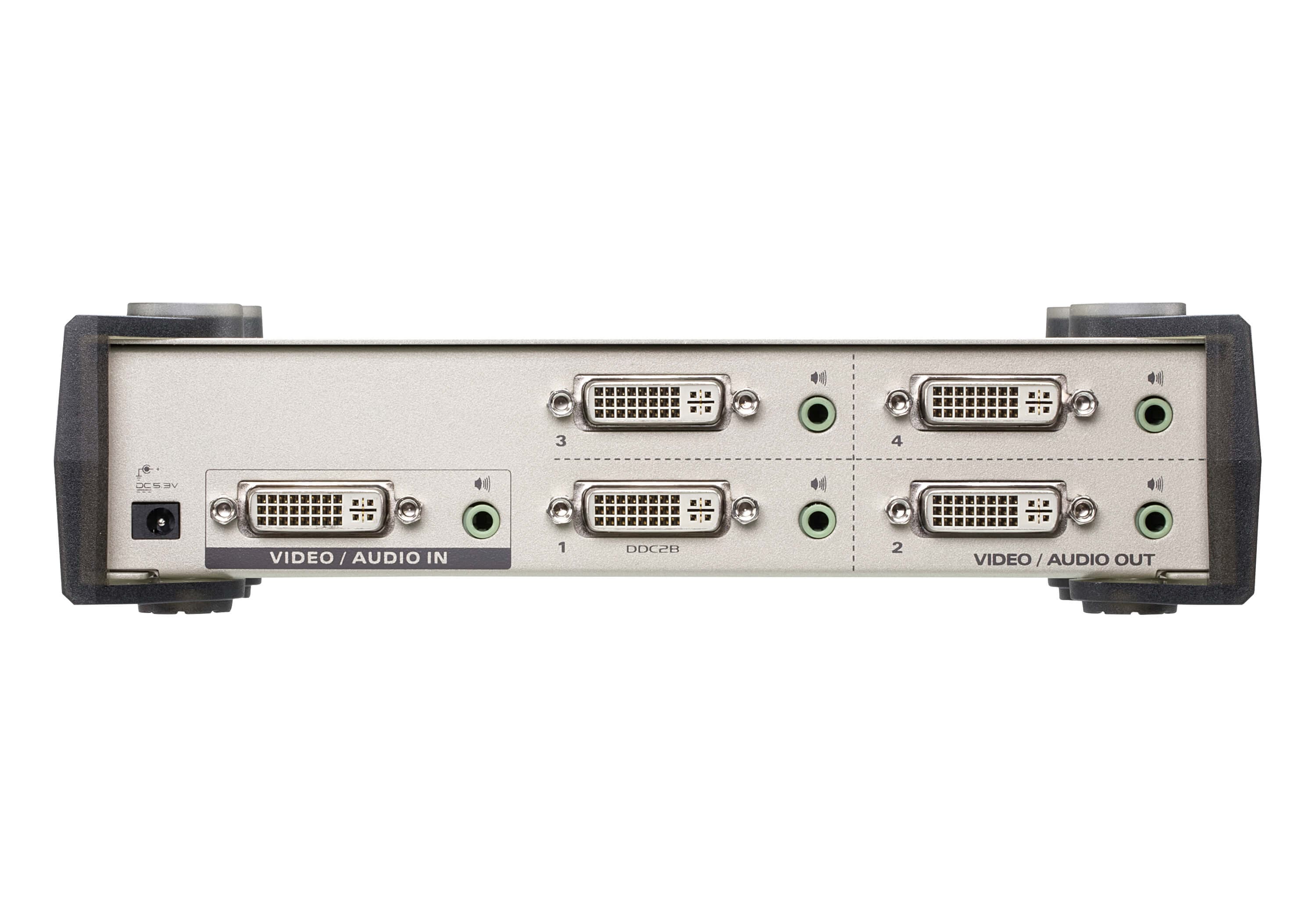 4-Port DVI/Audio Splitter — изглед 2