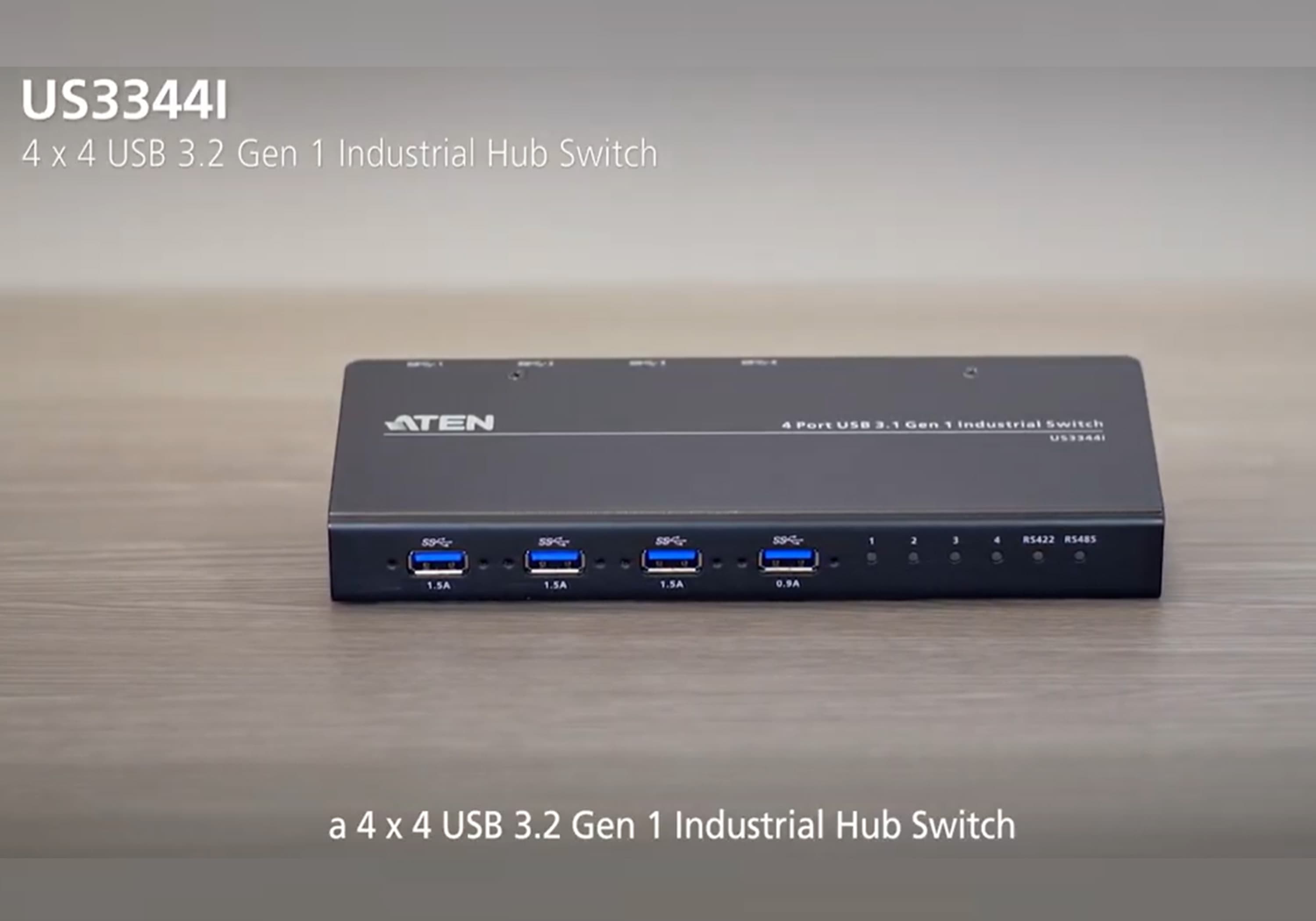 4 x 4 USB 3.2 Gen 1 Industrial Sharing Switch — view 6