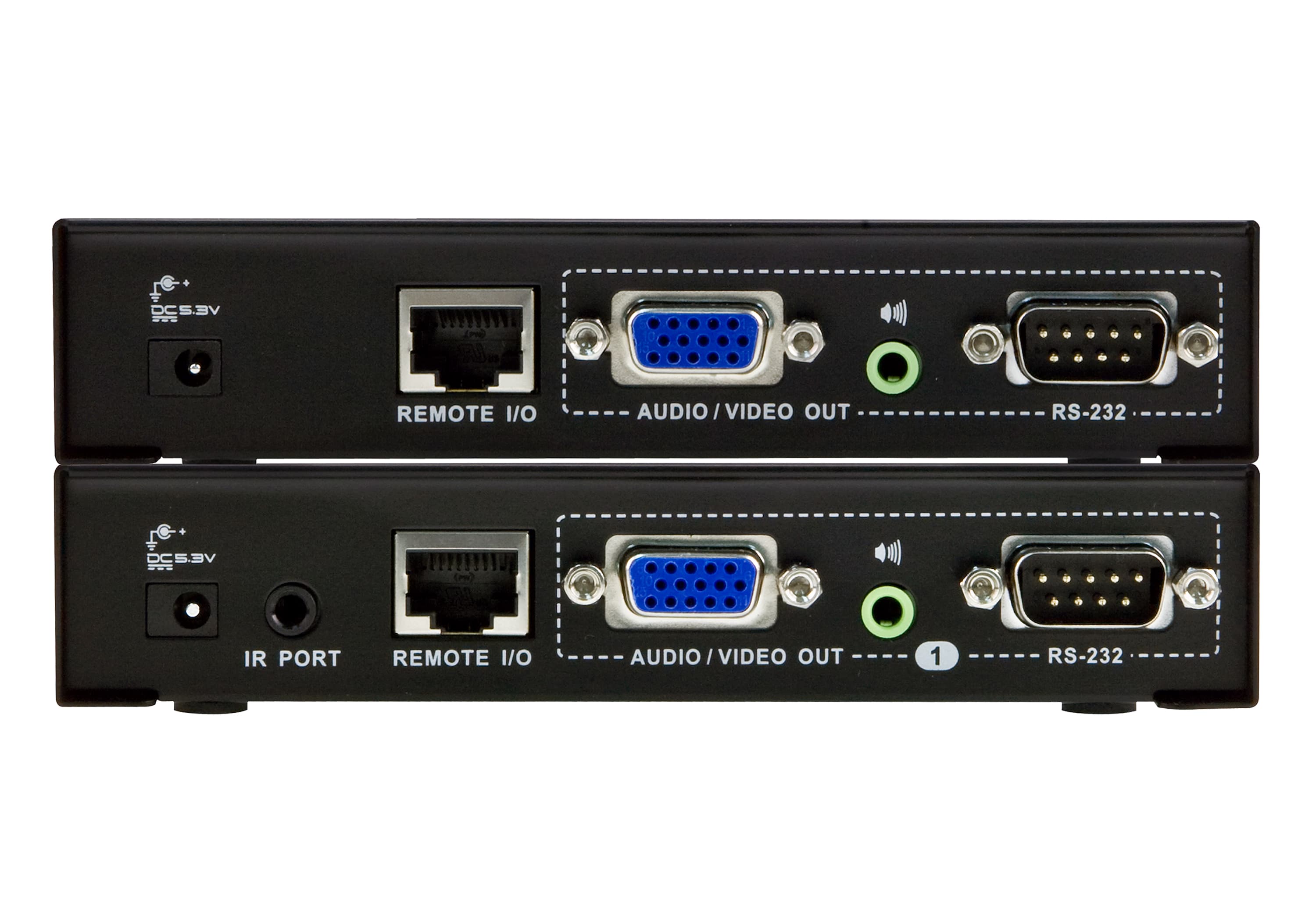 VGA/Audio/RS-232 Cat 5 Extender with Dual Output (1280 x 1024@200m) — изглед 3