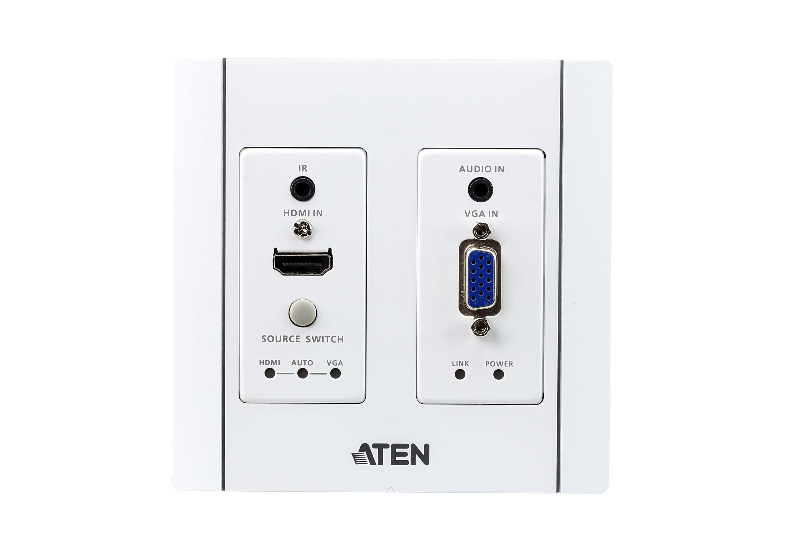 HDMI & VGA HDBaseT Transmitter with US Wall Plate / PoH (4K@100m) (HDBaseT Class A) (PoH  PD) — изглед 5