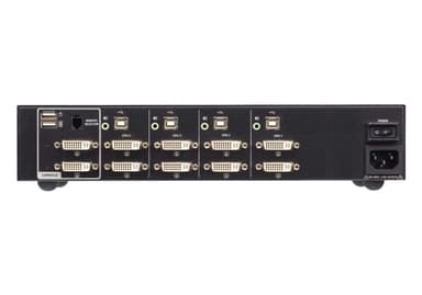 4-Port USB DVI Dual Display Secure KVM Switch (PSD PP v4.0 Compliant)