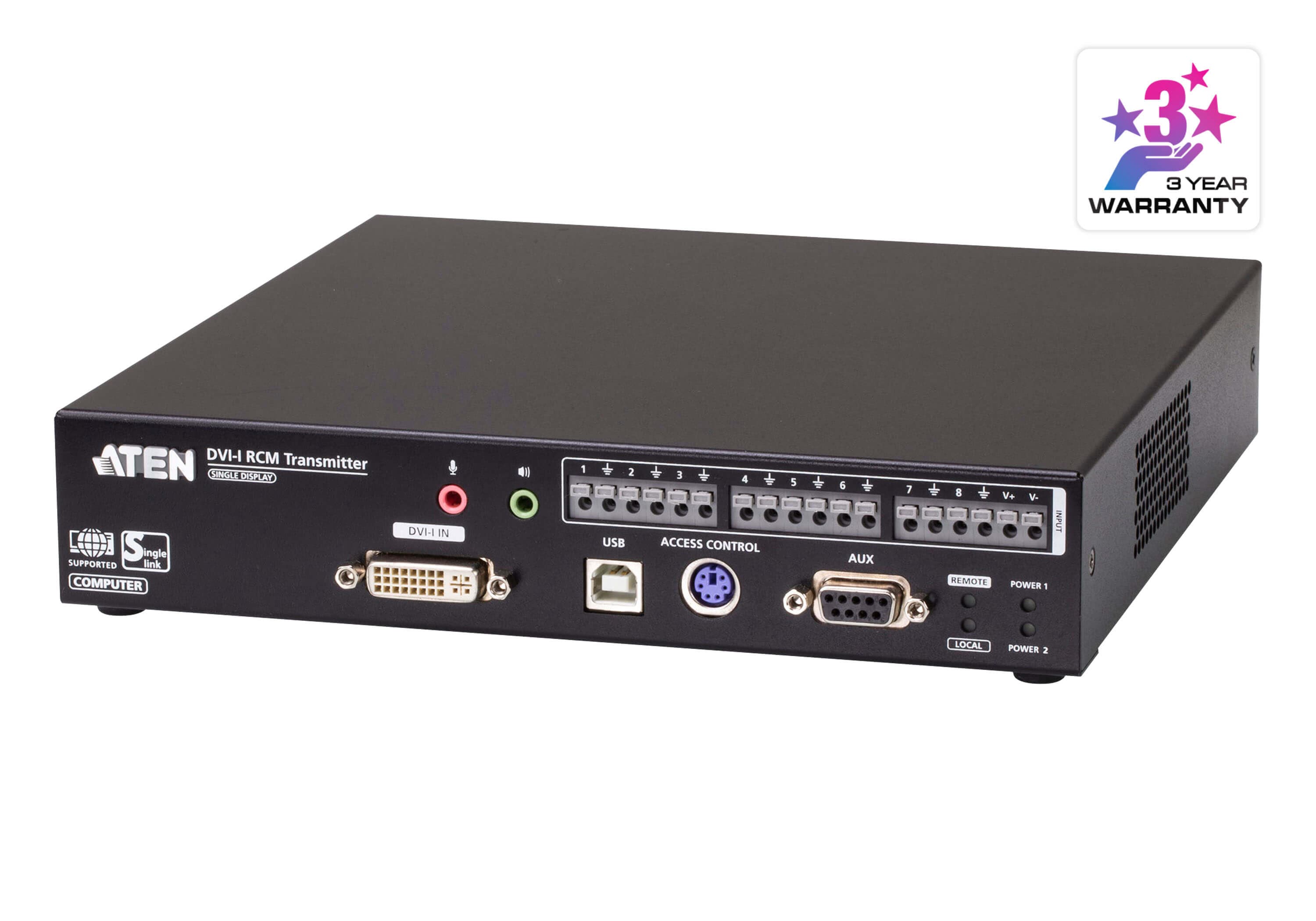 DVI-I Single Display KVM over IP Transmitter with Remote Access — изглед 3