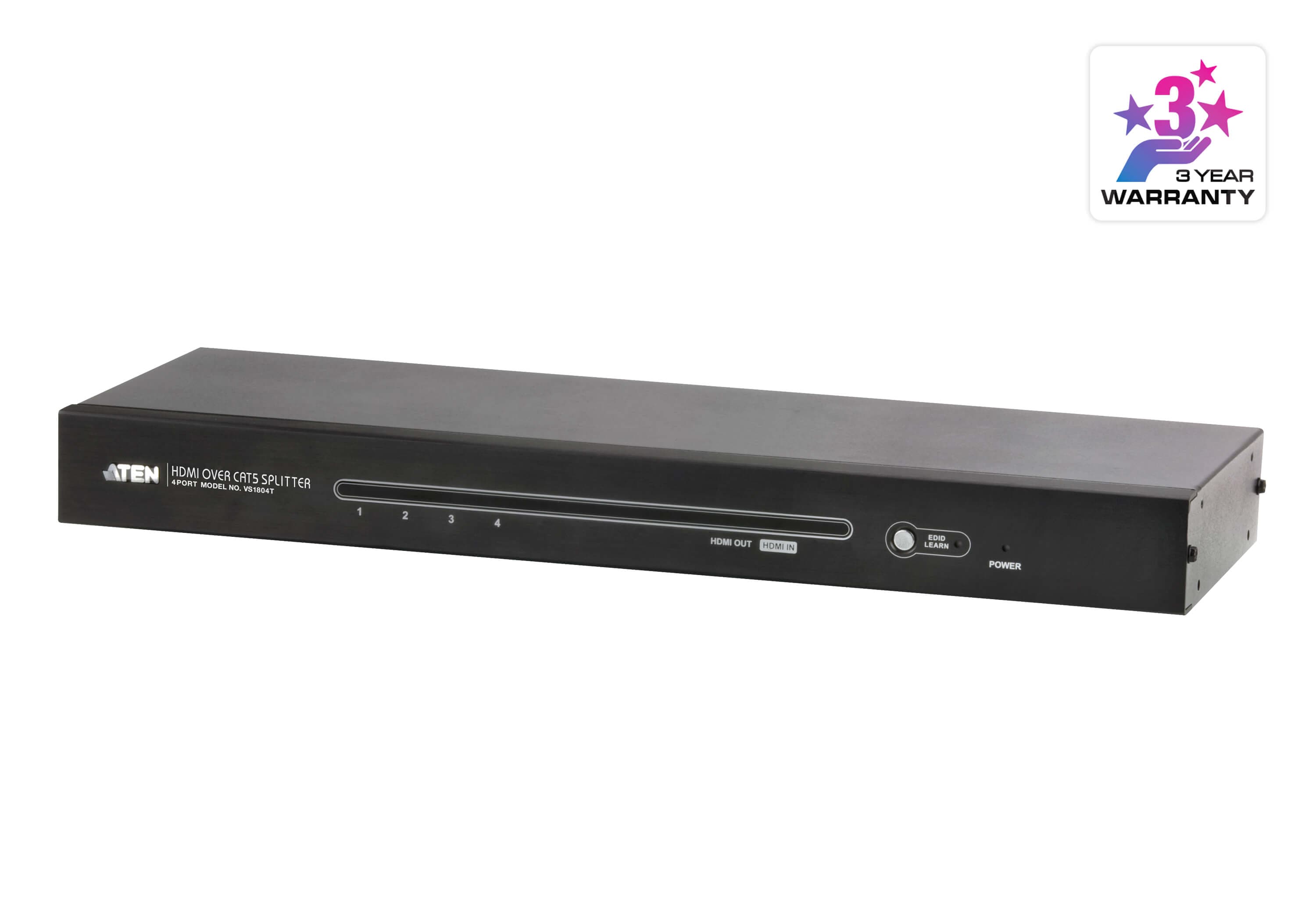 4-Port HDMI Cat 5 Splitter — изглед 3