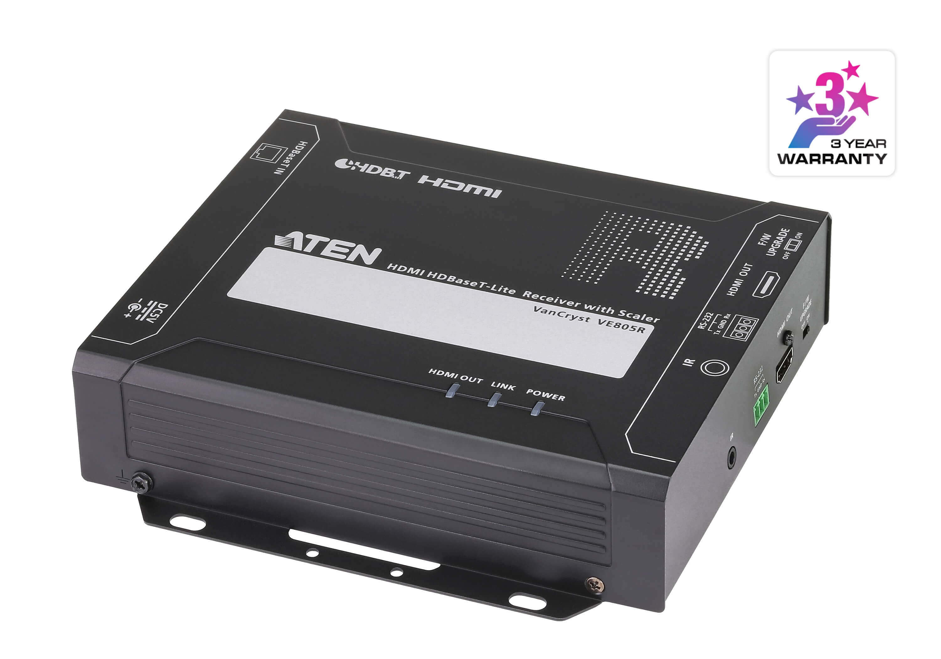 HDMI HDBaseT-Lite Receiver with Scaler (1080p@70m)
(HDBaseT Class B)