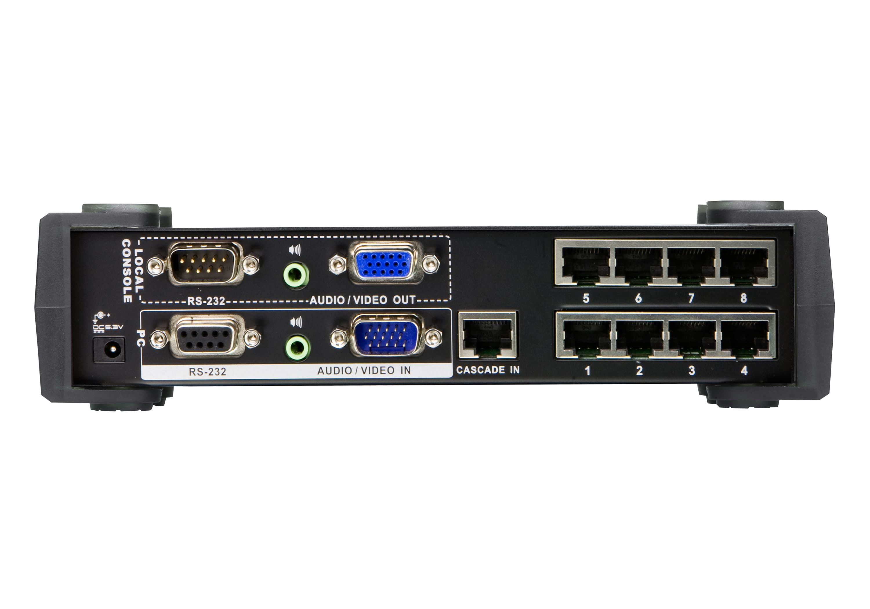 8-Port VGA/Audio/RS-232 Cat 5 Splitter — изглед 3