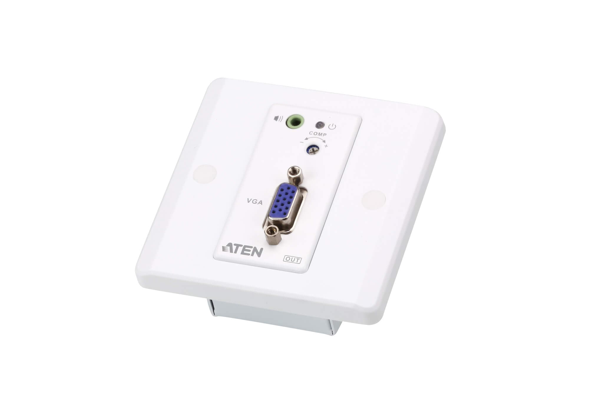 VGA/Audio Cat 5 Extender with MK Wall Plate (1280 x 1024 @150 m) — изглед 4