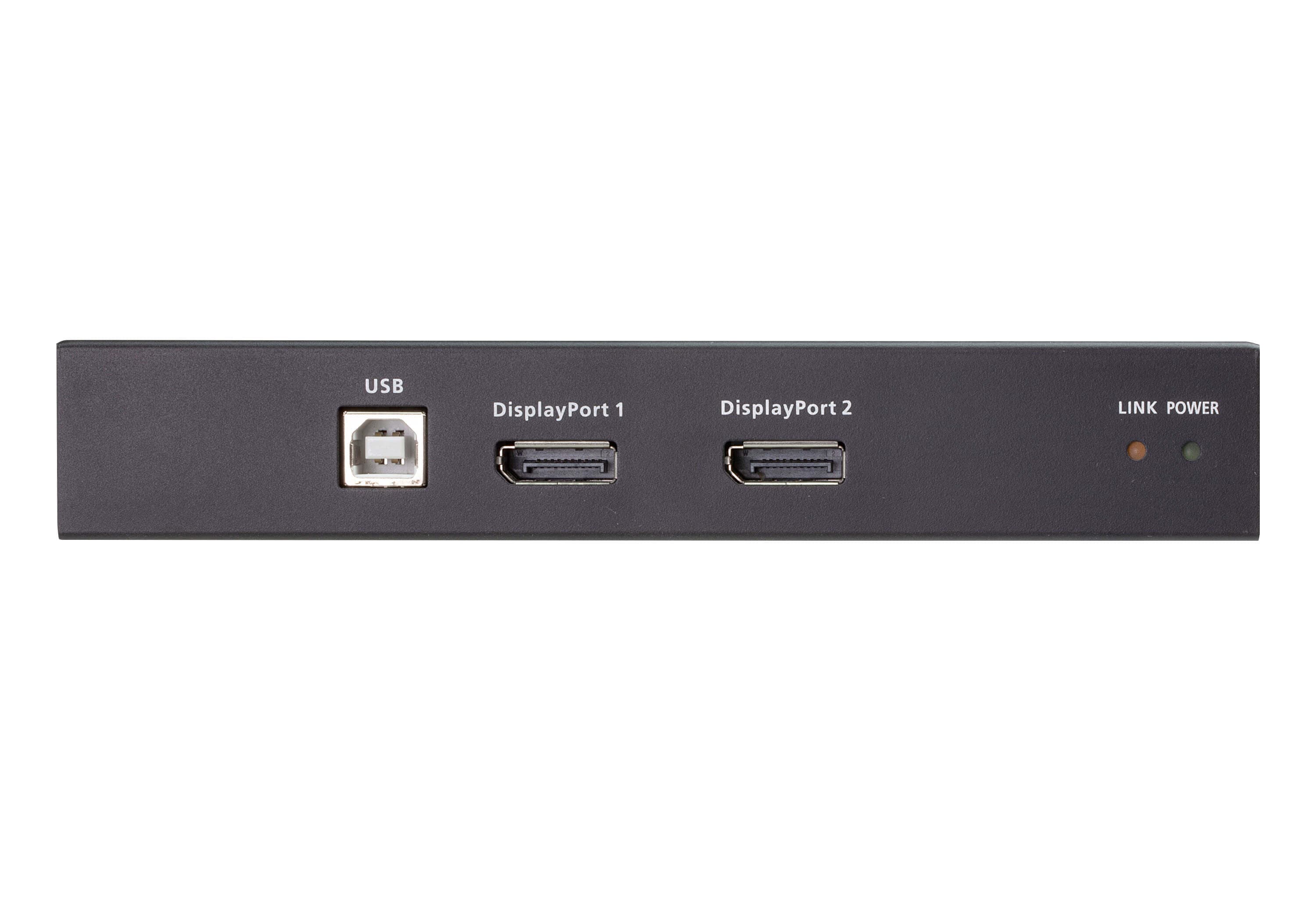 USB DisplayPort Dual View HDBaseT™ 2.0 KVM Extender (4K@100m for Single View) — изглед 4