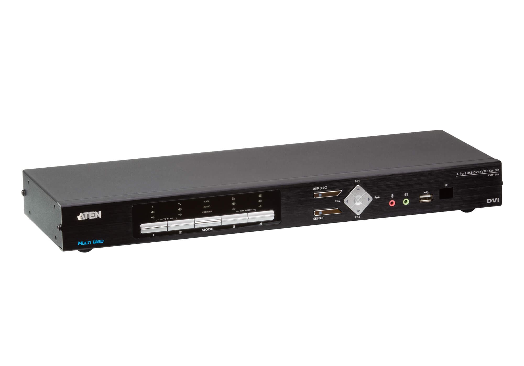 4-Port USB DVI Multi-View KVMP™ Switch — изглед 4