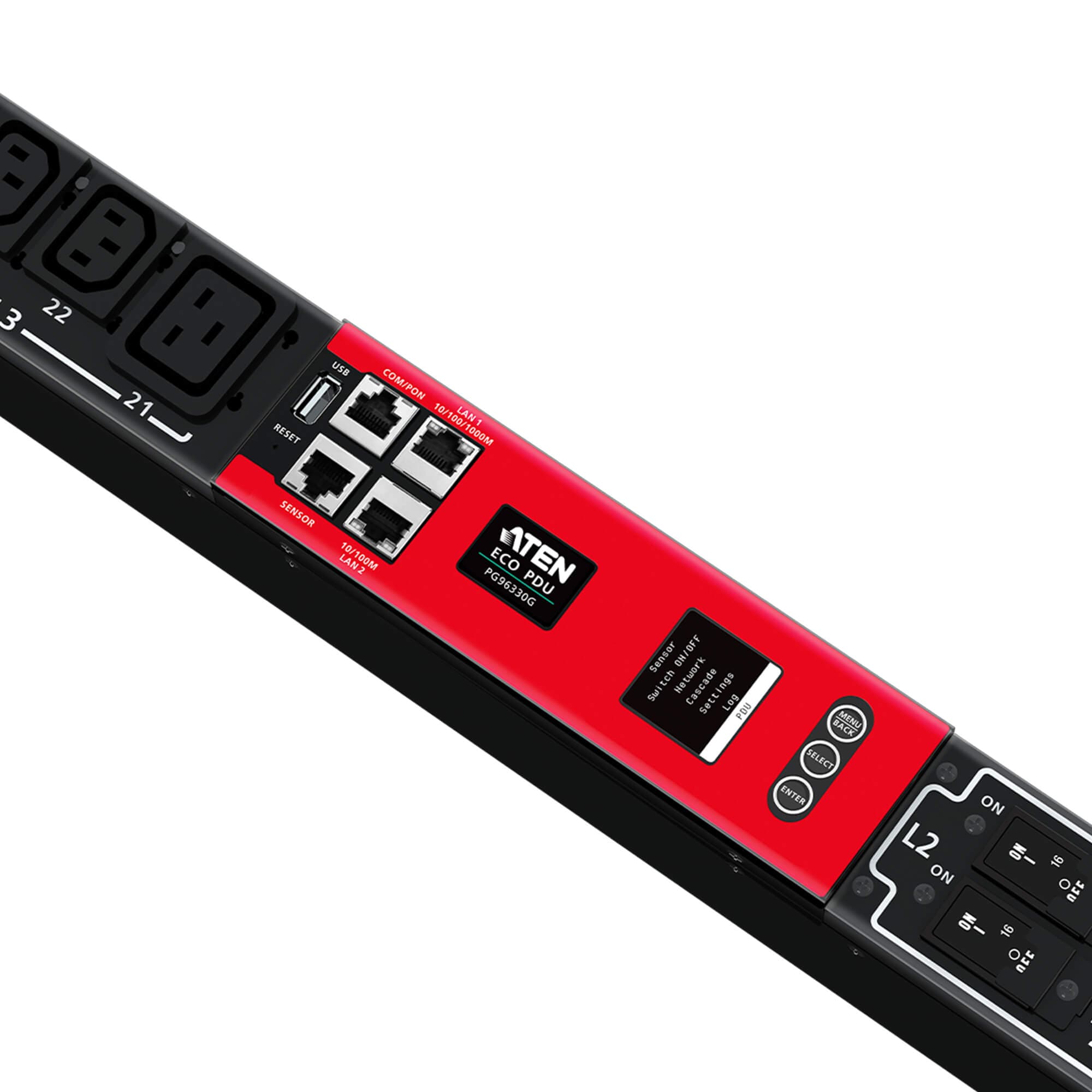 30A/32A 30-Outlet 3-Phase Switched eco PDU — изглед 5