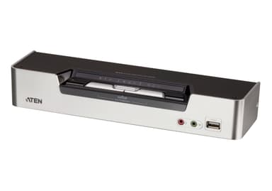 2-Port USB DVI Dual Link Dual Display/Audio KVMP™ Switch