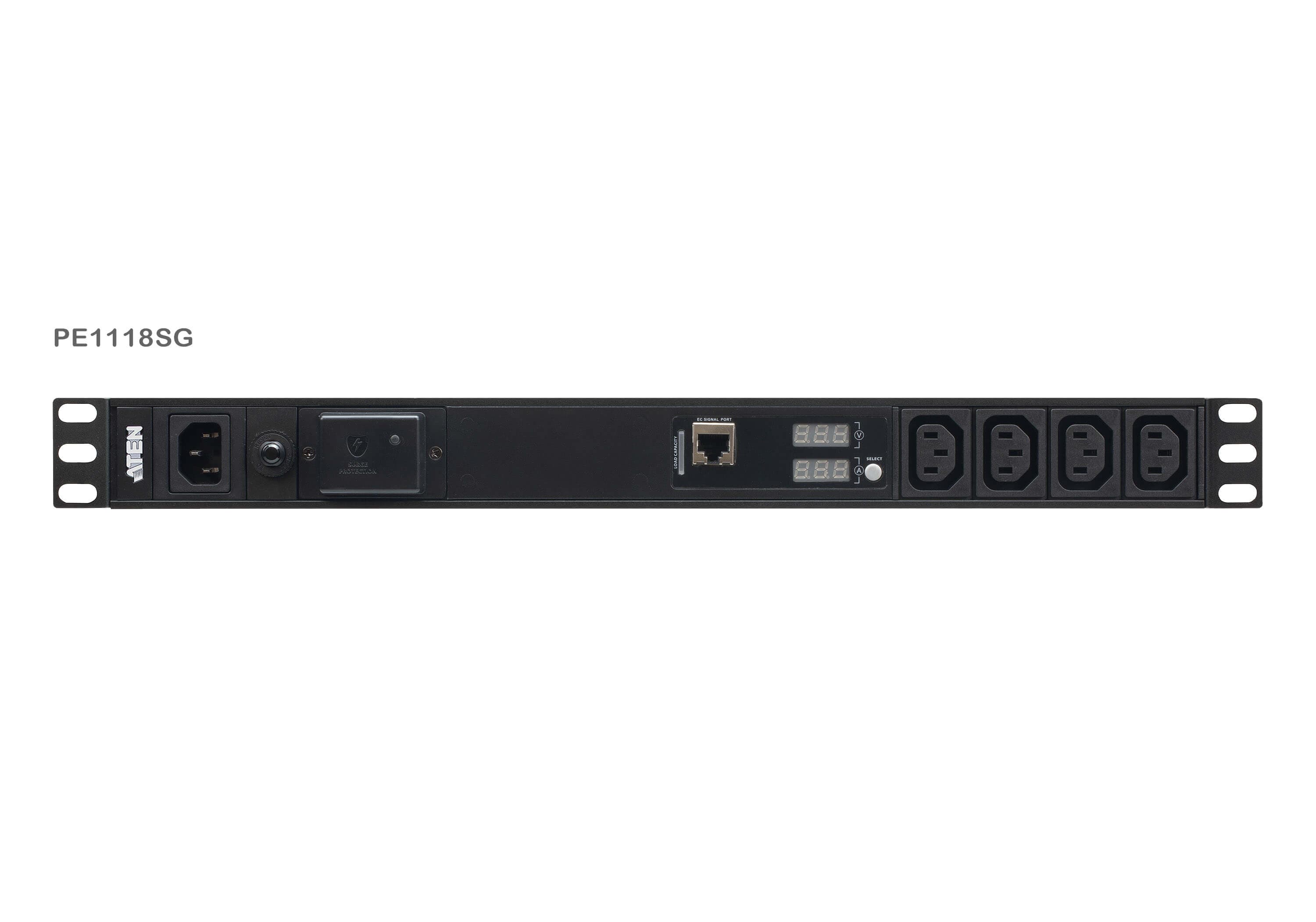 Basic Metered 1U PDU with Surge Protection