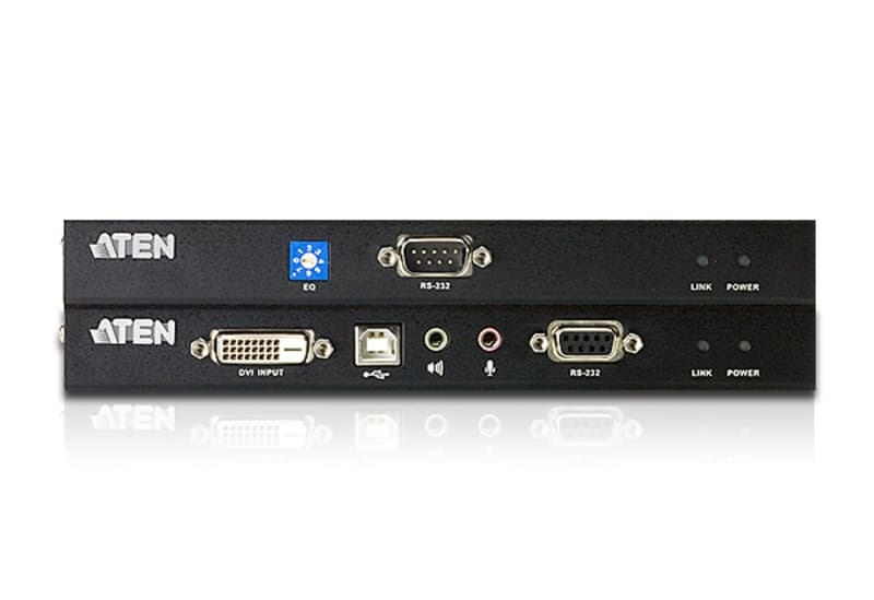 USB DVI Dual Link Cat 5 KVM Extender (1024 x 768@60m) — изглед 2