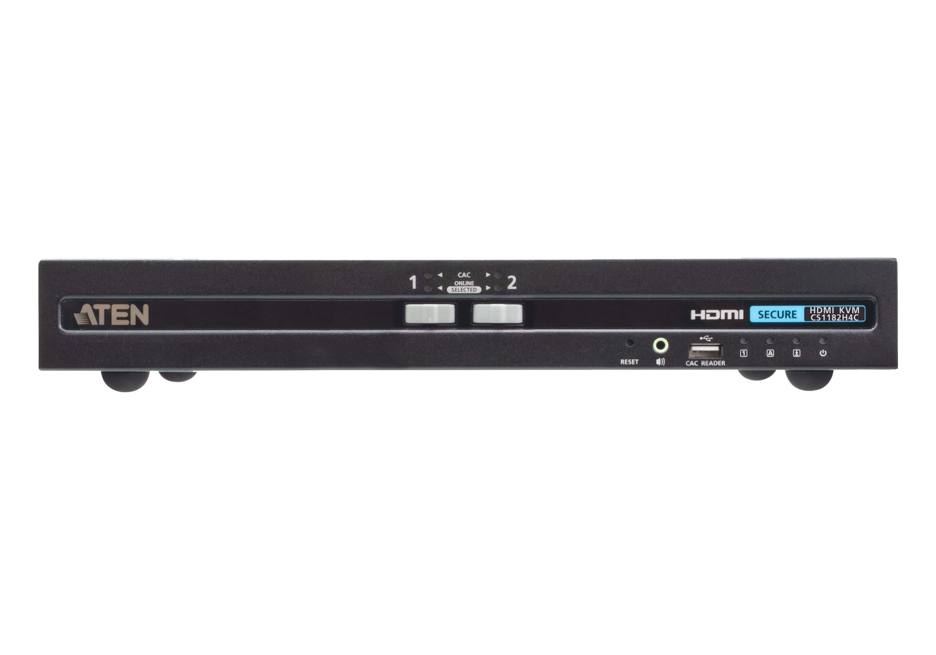 2-Port USB HDMI Secure KVM Switch with CAC (PSD PP v4.0 Compliant) — изглед 2