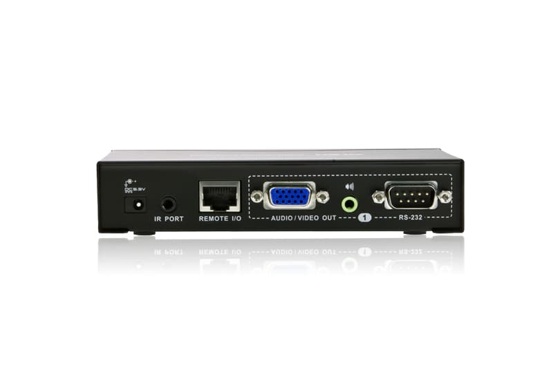 VGA/Audio/RS-232 Cat 5 Receiver with Dual Output (1280 x 1024@200m) — изглед 3