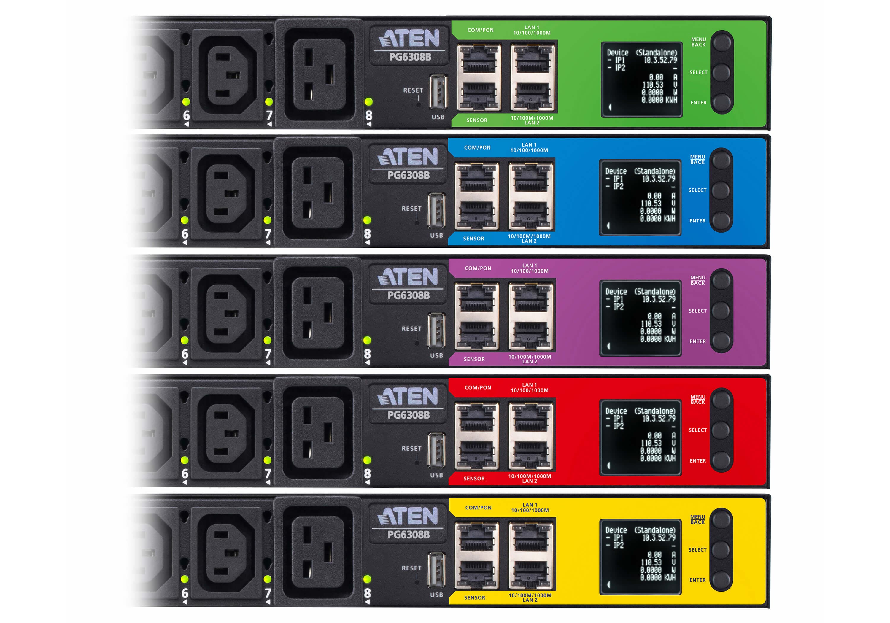 30A/32A 8-Outlet 1U Switched eco PDU — изглед 8