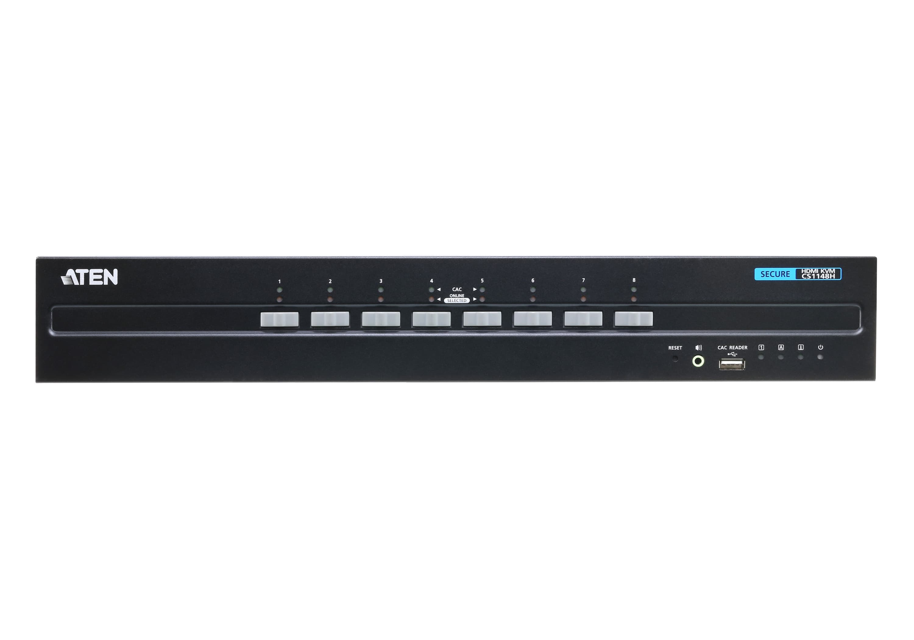 8-Port USB HDMI Dual Display Secure KVM Switch (PSS PP v3.0 Compliant)
