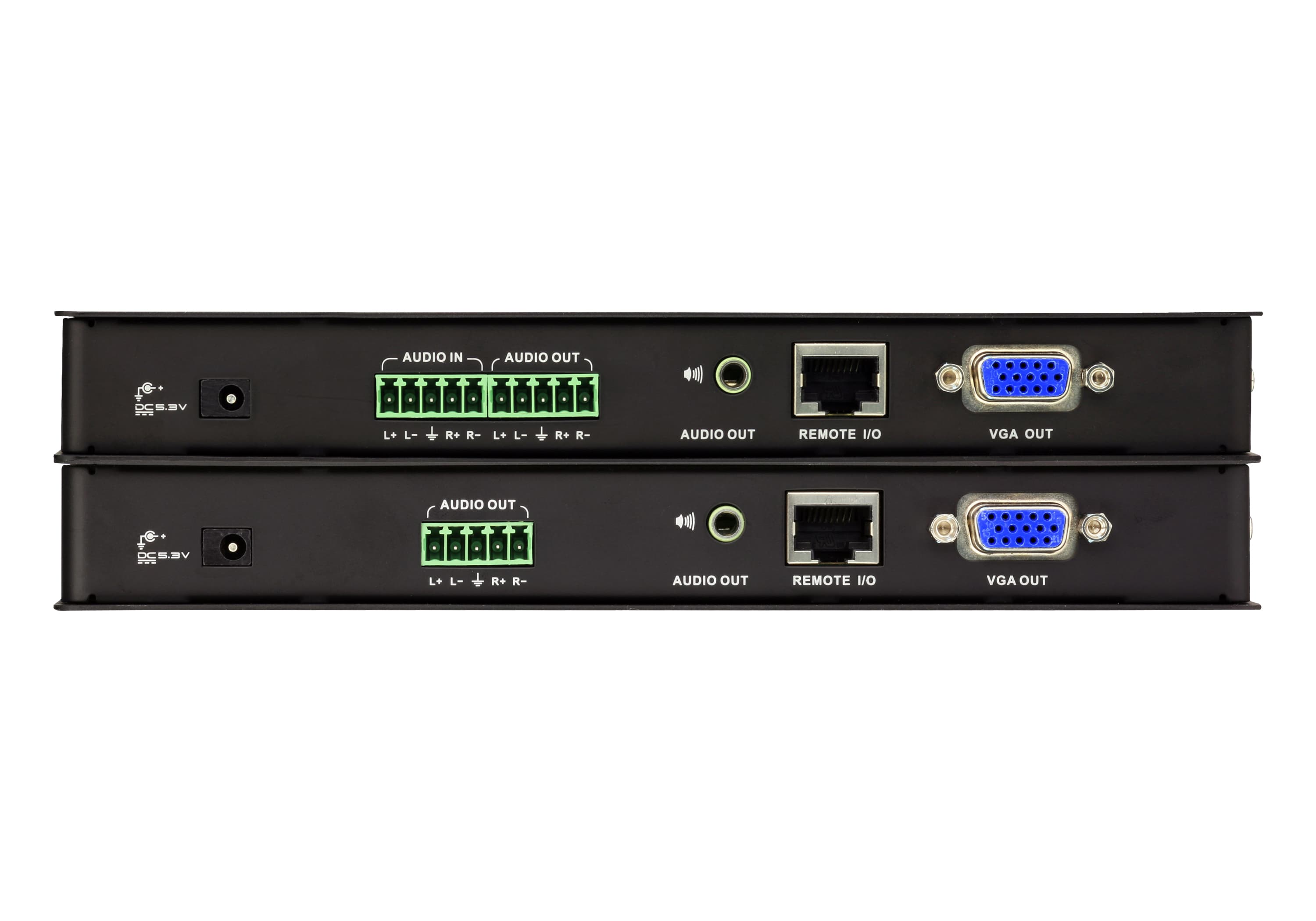 VGA/Audio/RS-232 Cat 5 Extender with Auto Compensation (1280 x 1024@300m (RQ)) — изглед 3