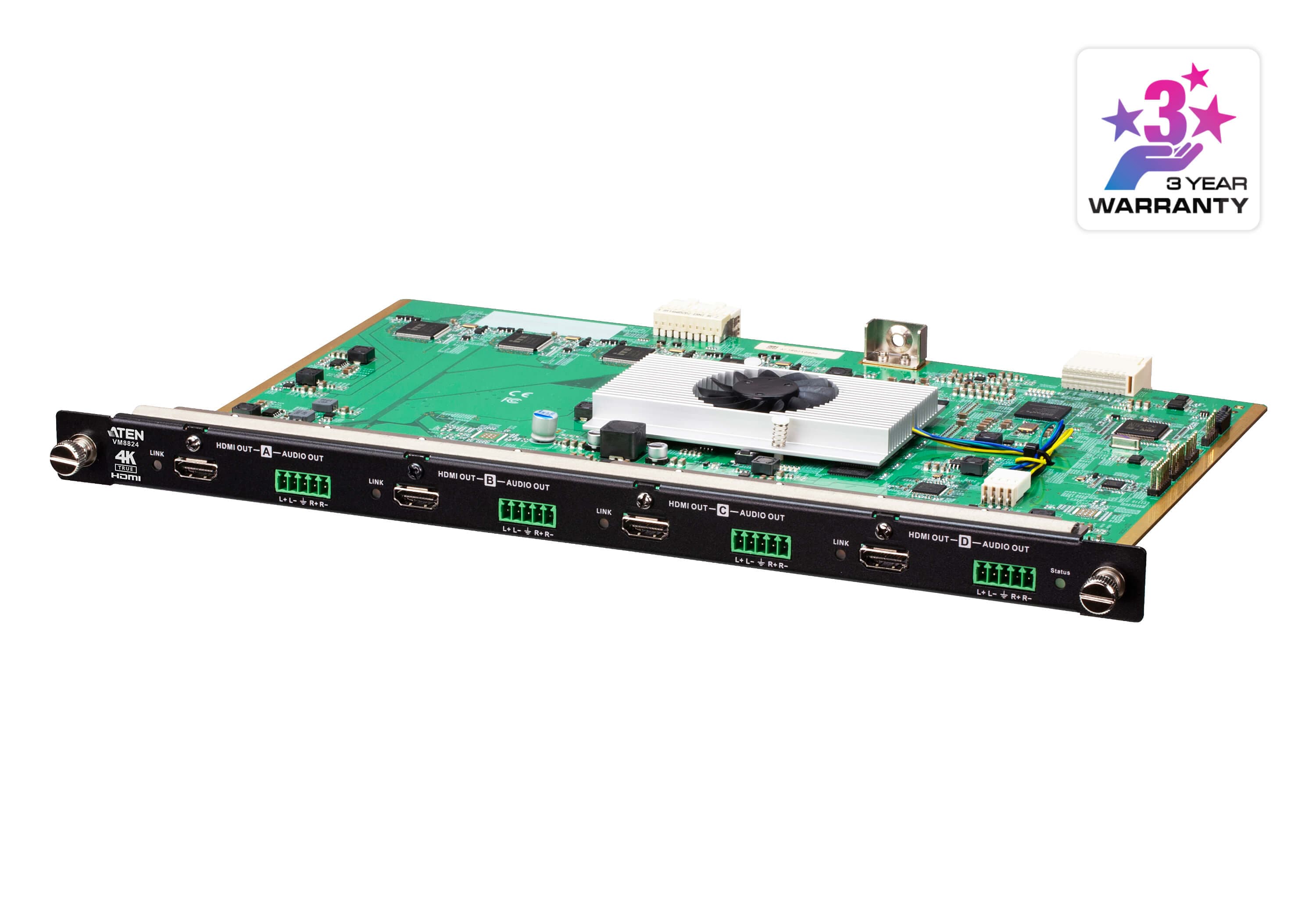 4-Port True 4K HDMI Output Board with Scaler — изглед 3