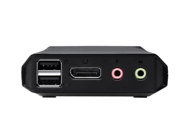 2-Port USB-C DisplayPort Hybrid Cable KVM Switch