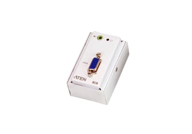 VGA/Audio Cat 5 Extender with MK Wall Plate (1280 x 1024 @150 m)