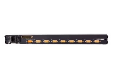 8-Port PS/2-USB VGA Single Rail LCD KVM Switch